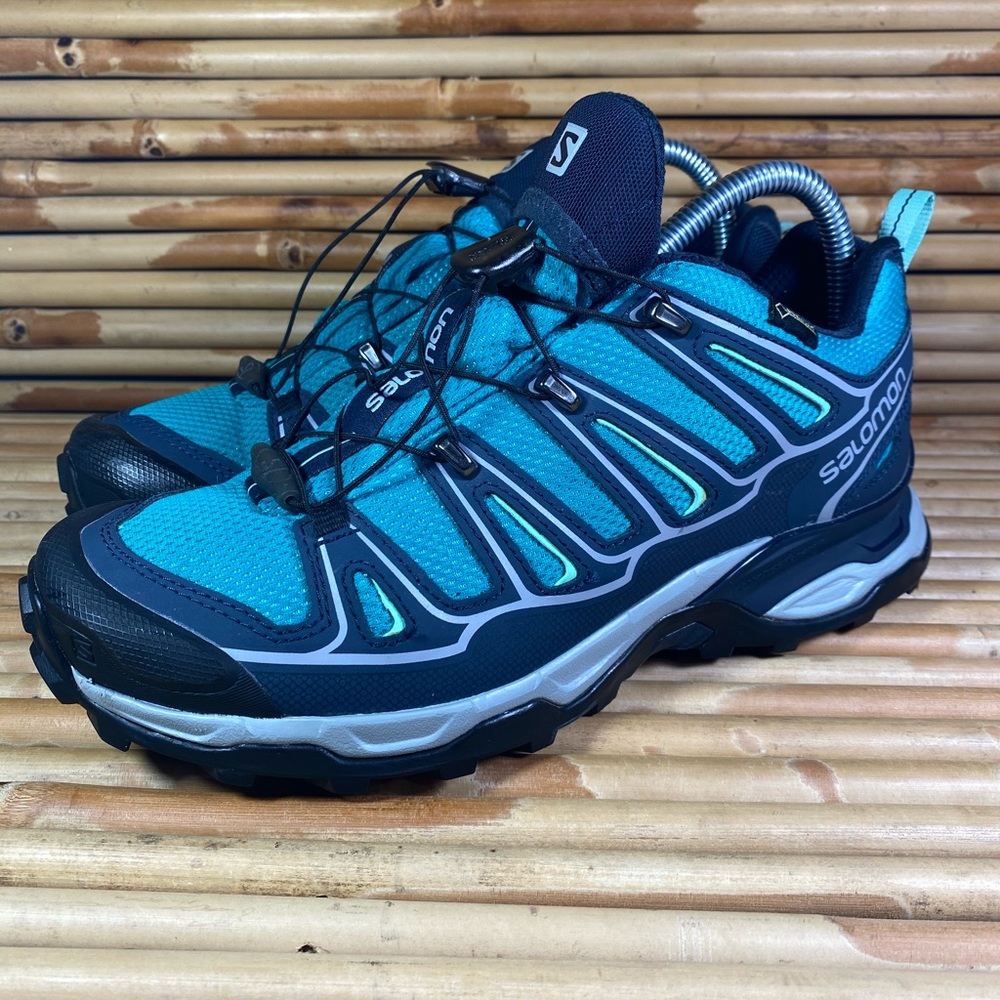 Salomon X Ultra 2 Goretex Green/Navy Womens Size 7